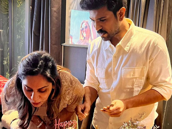 Ram Charan celebrates his wife Upasana Bday